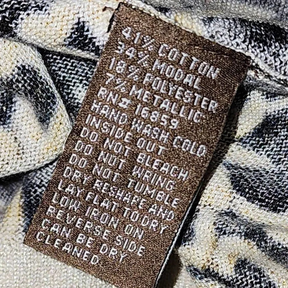 J McLaughlin Womens Devon Scroll Crew Neck Printed Swing Dress Medium - Picture 5 of 5